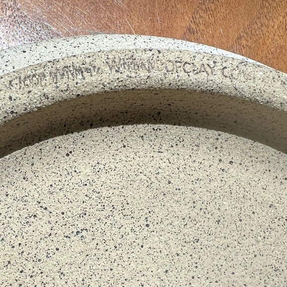 Bristoleaf Pottery, Wizard of Clay RARE š Bristoleaf Trivet for Use or Hanging - Picture 4 of 9